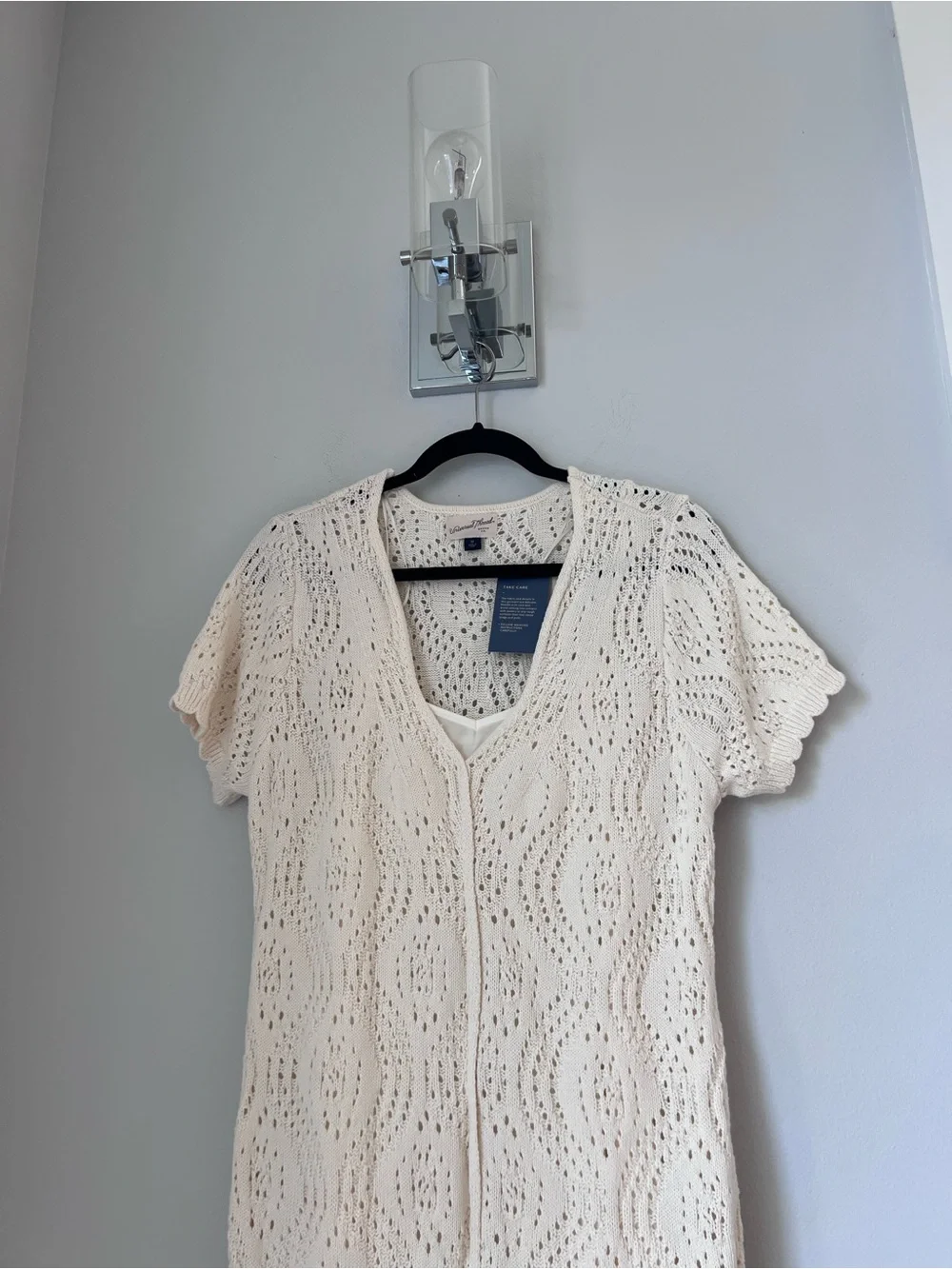 Women’s Cream Crochet Dress